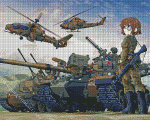 Anime Tank Diamond Painting