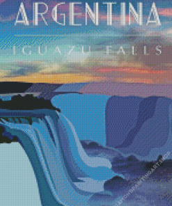 Argentina Iguazu Falls Diamond Painting