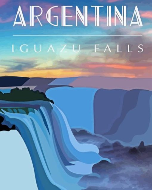 Argentina Iguazu Falls Diamond Painting