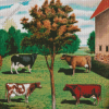 Ayrshire Cows Diamond Painting