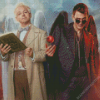 Aziraphale and Crowley Characters Diamond Painting