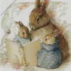 Baby Bunnies and Mother Diamond Painting