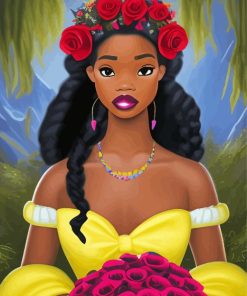 Black Princess Diamond Painting