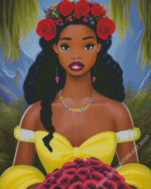 Black Princess Diamond Painting