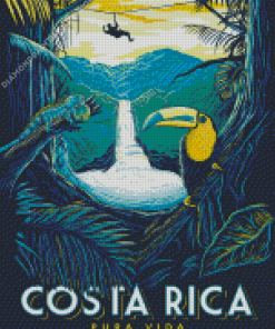 Costa Rica Pura Vida Diamond Painting