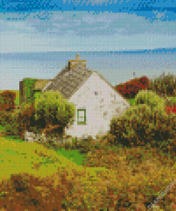 Cottage By Sea Diamond Painting