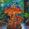 Glass Mushroom Diamond Painting