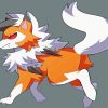 Lycanroc Diamond Painting