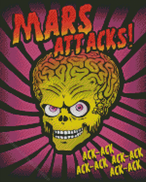 Mars Attacks Diamond Painting