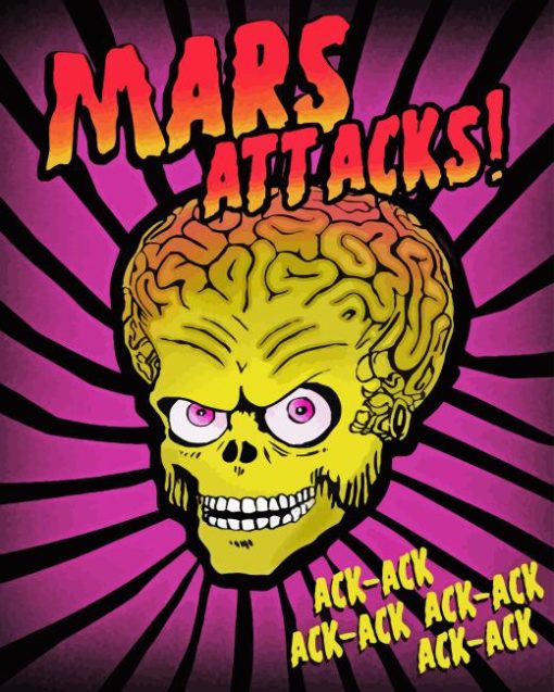 Mars Attacks Diamond Painting