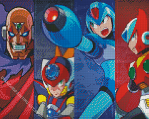 Mega Man X Diamond Painting