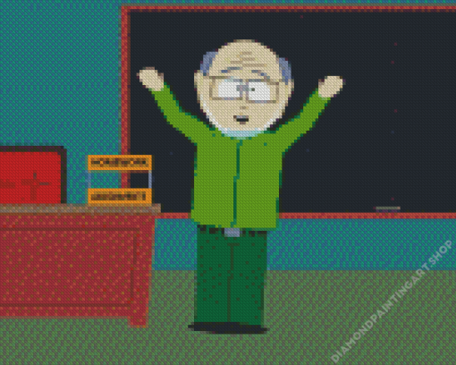 Mr Garrison Diamond Painting