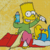 Simpsons Bart Diamond Painting