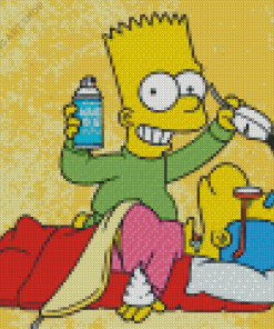 Simpsons Bart Diamond Painting