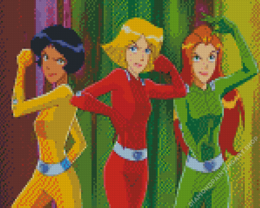 Totally Spies Diamond Painting