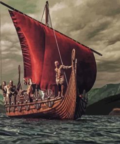 Viking Ship Diamond Painting