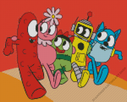 Yo Gabba Gabba Diamond Painting