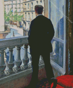 Young Man At His Window Diamond Painting