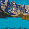Banff Travel Poster Diamond Painting