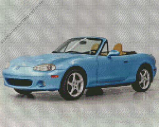 Blue Mx5 Diamond Painting