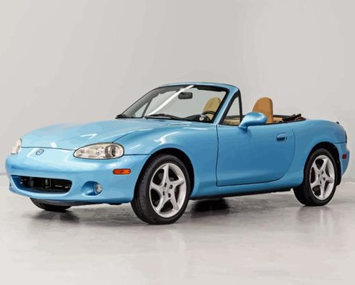 Blue Mx5 Diamond Painting