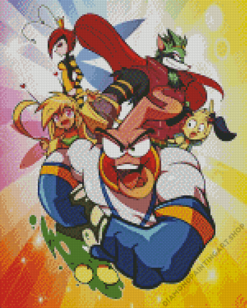 Earthworm Jim Animation Diamond Painting