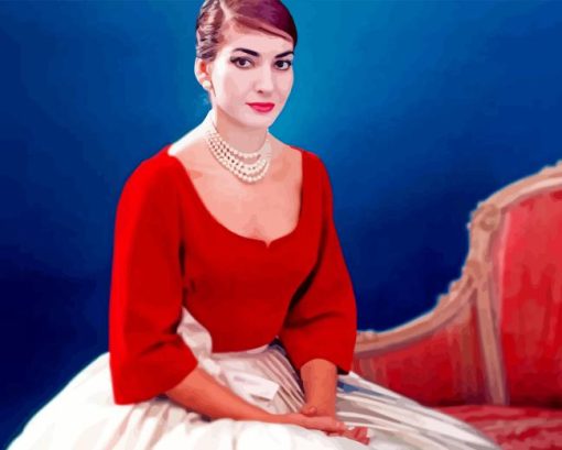 Gorgeous Maria Callas Diamond Painting