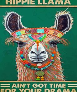 Hippie Llama Diamond Painting