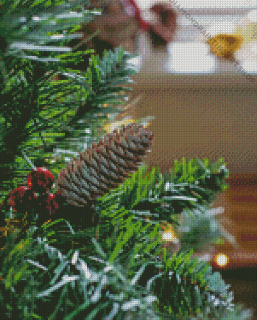 Pine Cones Diamond Painting