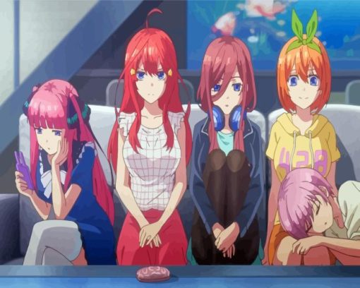 Quintessential Quintuplets Diamond Painting