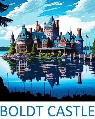 Boldt Castle Poster Diamond Painting
