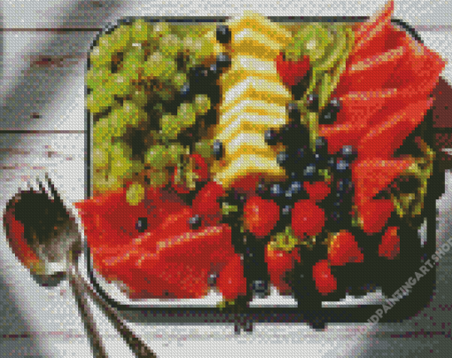 Fresh Fruits Plate Diamond Painting