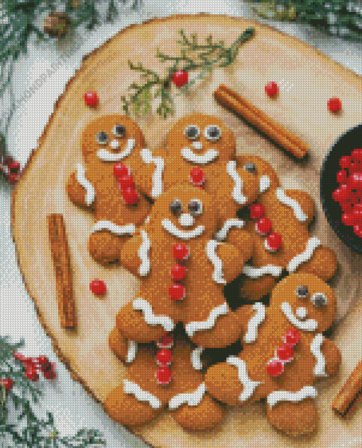 Gingerbread Diamond Painting