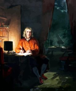 Isaac Newton Diamond Painting