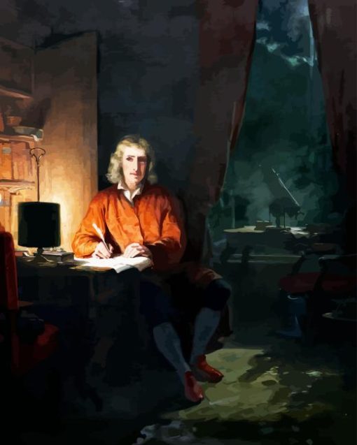 Isaac Newton Diamond Painting