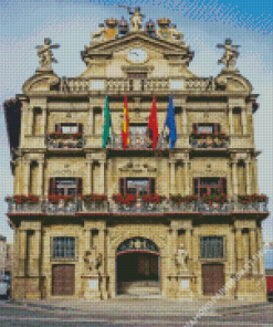 Pamplona Town Hall Diamond Painting