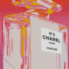 Pink Chanel Bottle Diamond Painting