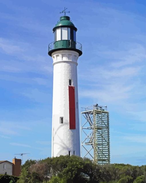 Queenscliff White Lighthouse Diamond Painting