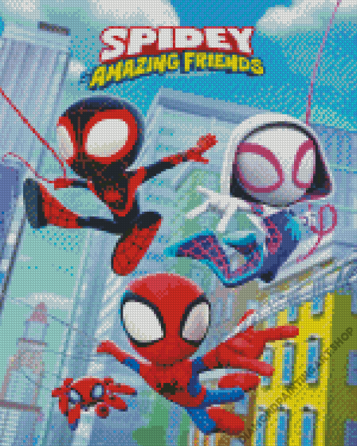 Spidey and His Amazing Friends Diamond Painting