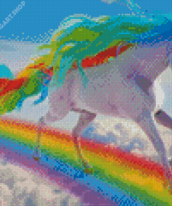 Starlite Horse Rainbow Brite Diamond Painting
