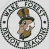 Wake Forest Demon Deacons Diamond Painting