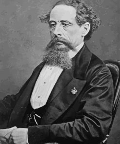 Charles Dickens Novelist Diamond Painting