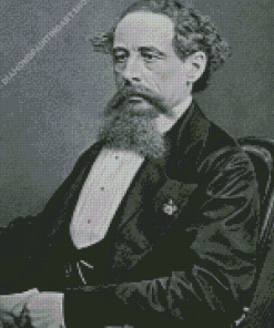 Charles Dickens Novelist Diamond Painting