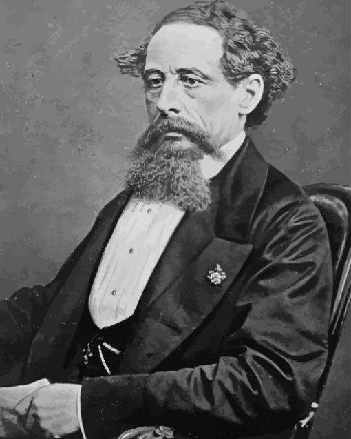 Charles Dickens Novelist Diamond Painting