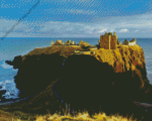 Dunnottar Castle Diamond Painting