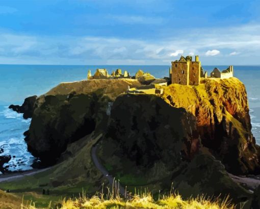 Dunnottar Castle Diamond Painting