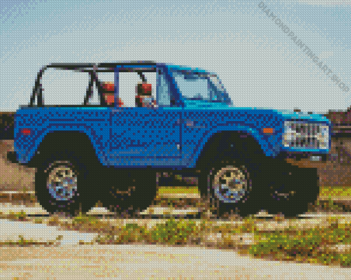 Old Ford Bronco Diamond Painting