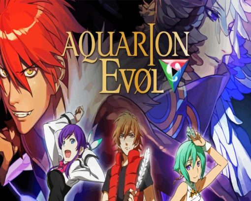 Aquarion Evol Poster Diamond Painting