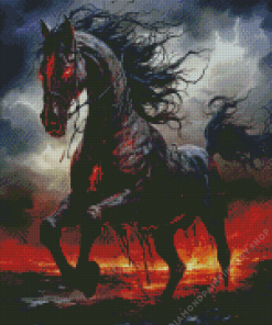 Devil Horse Diamond Painting