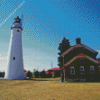 Fort Gratiot Lighthouse Diamond Painting